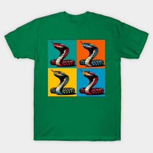 Viper Pop Art - Cool Venomous Snake T-Shirt